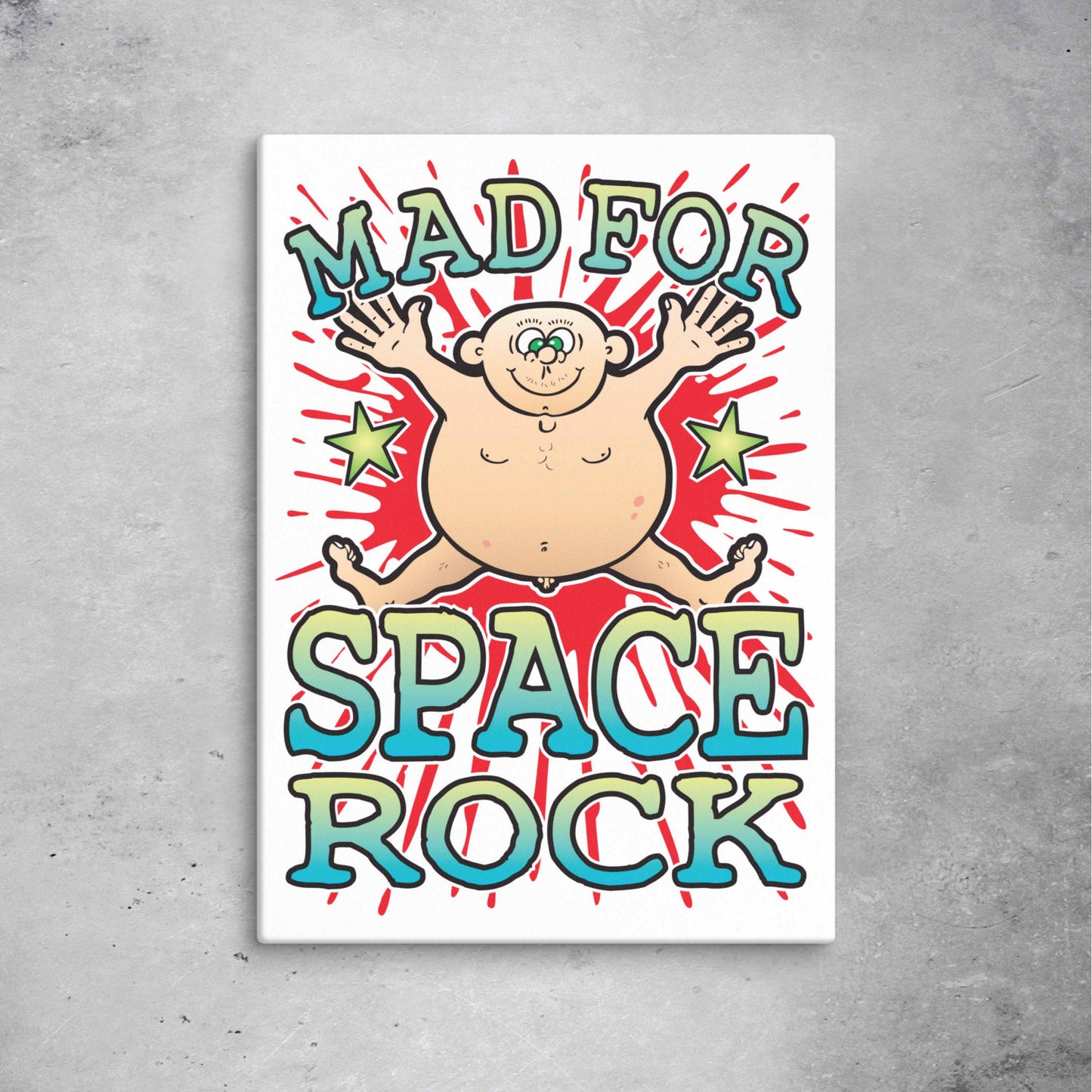 Space Rock Canvas Print 51x71cm