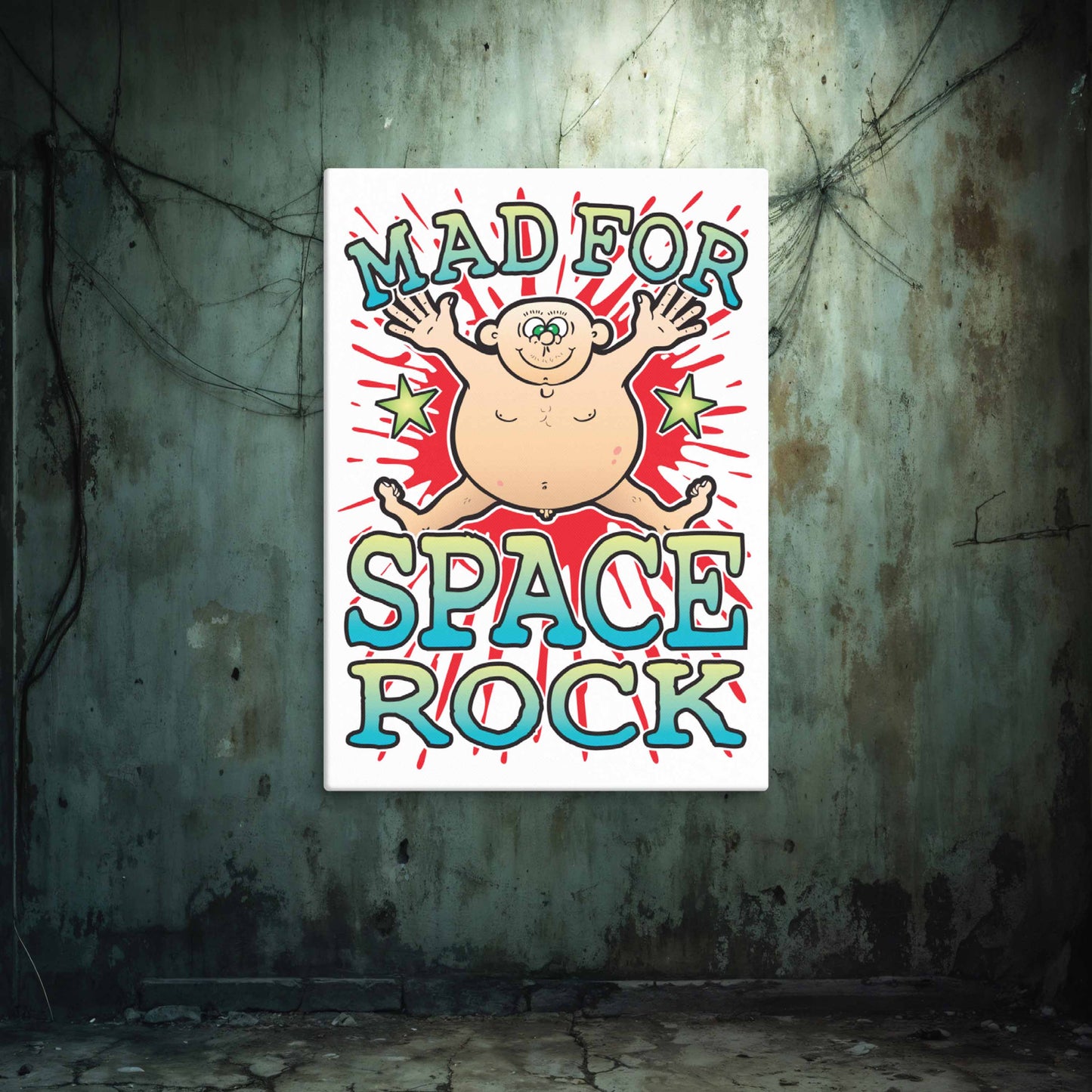Space Rock Canvas Print 51x71cm
