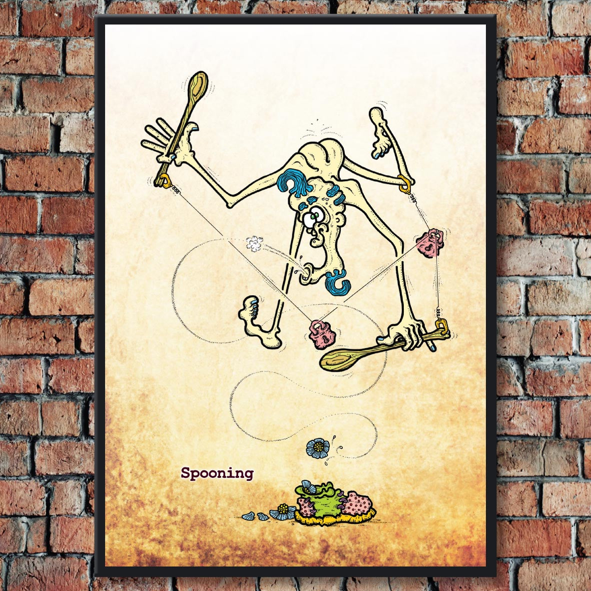 Spooning Art Print