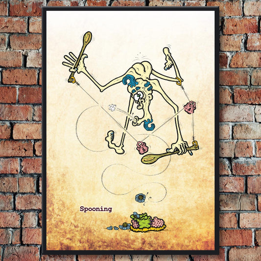 Spooning Art Print