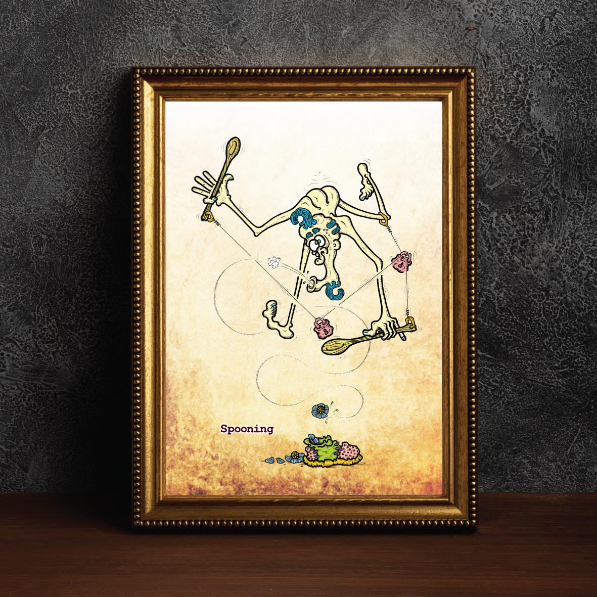 Spooning Art Print