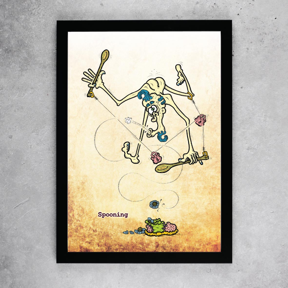 Spooning Art Print