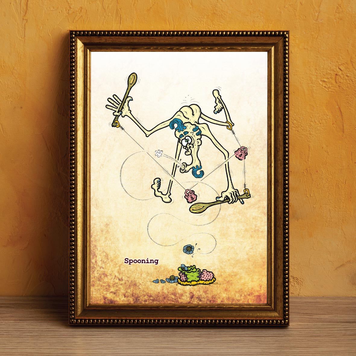 Spooning Art Print
