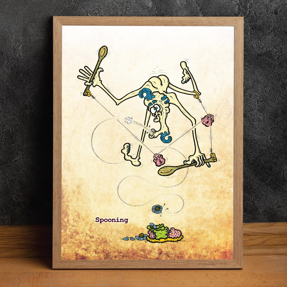 Spooning Art Print