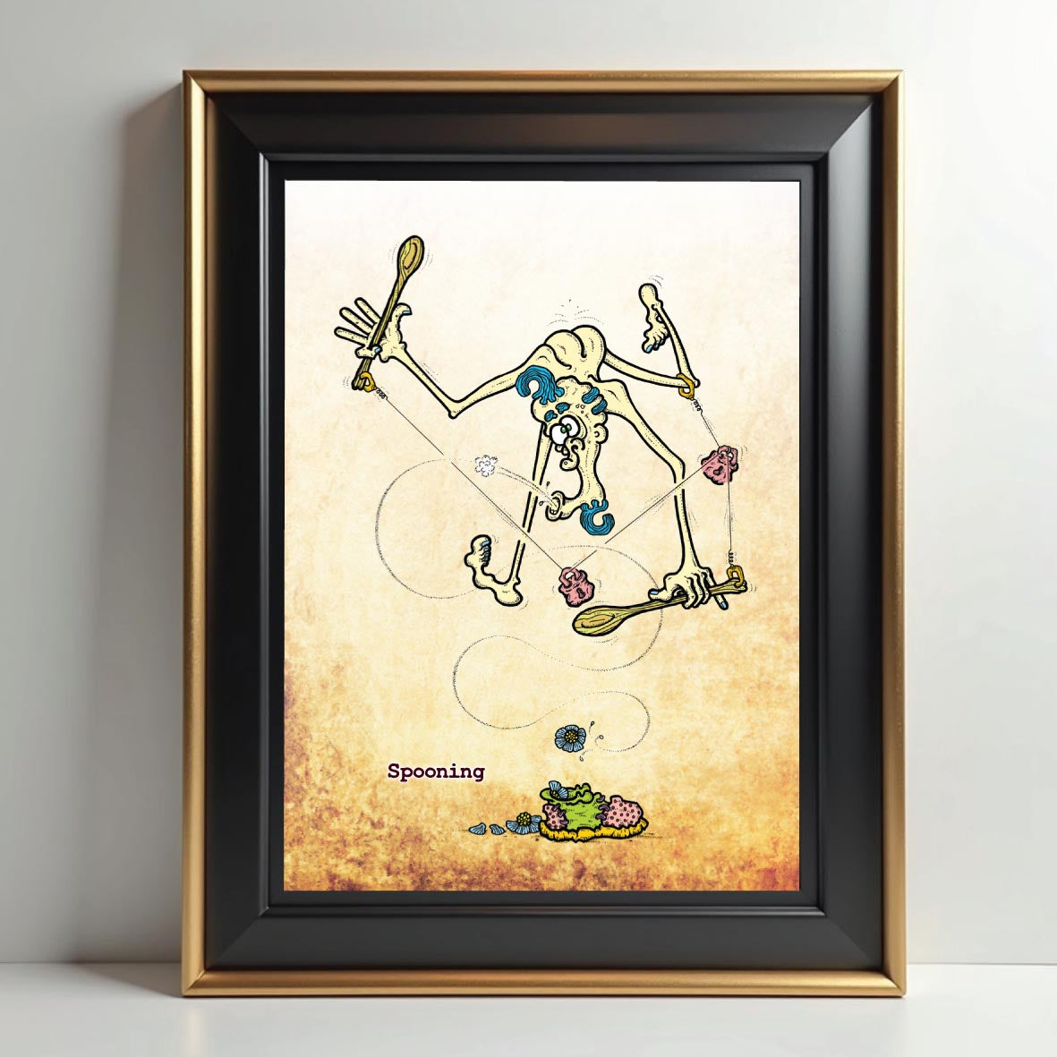 Spooning Art Print