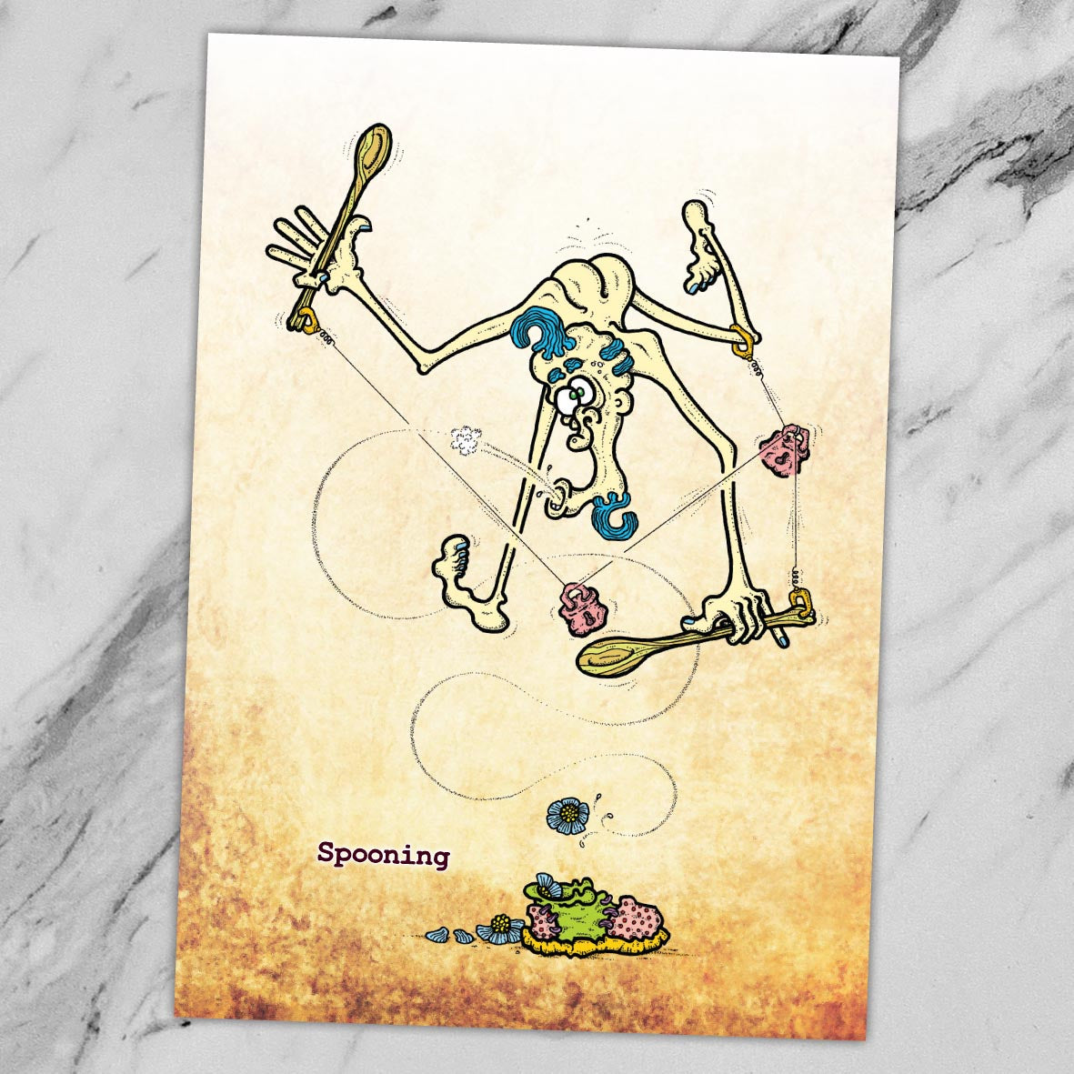 Spooning Art Print