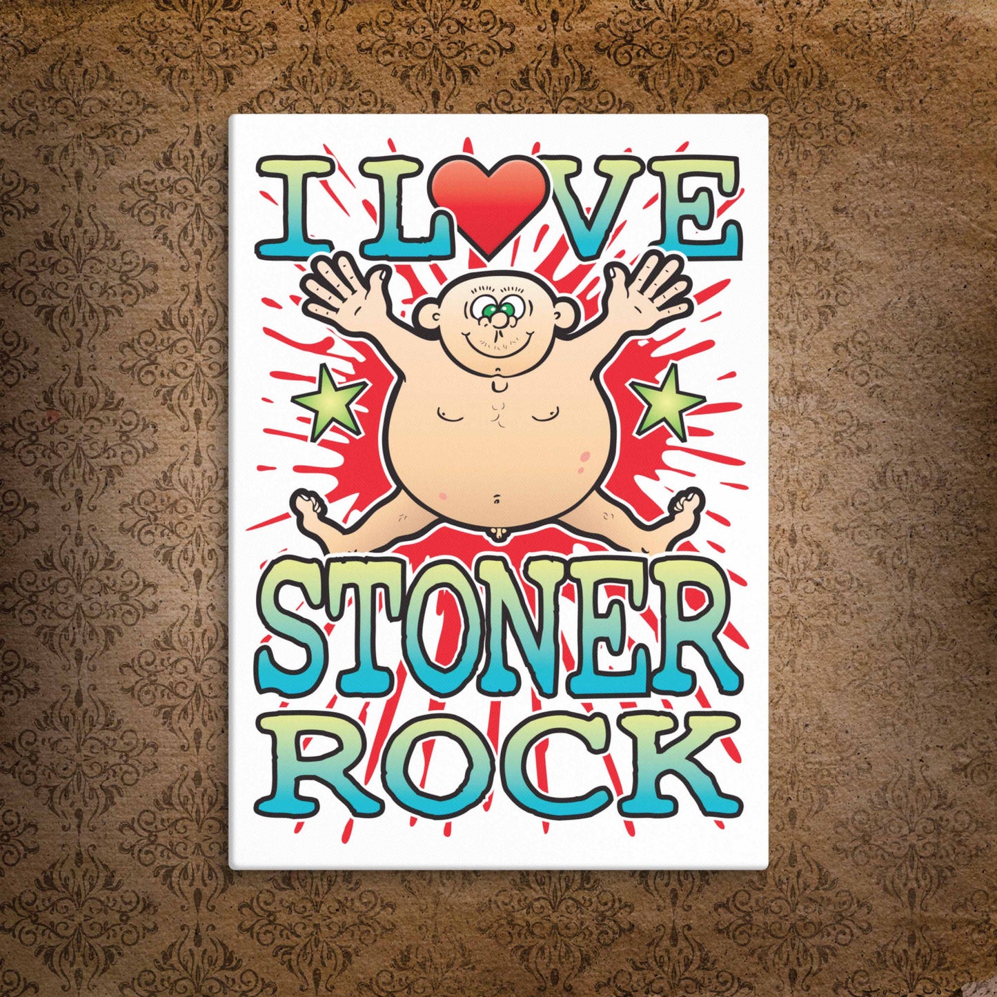 Stoner Rock Canvas Print 30x40cm
