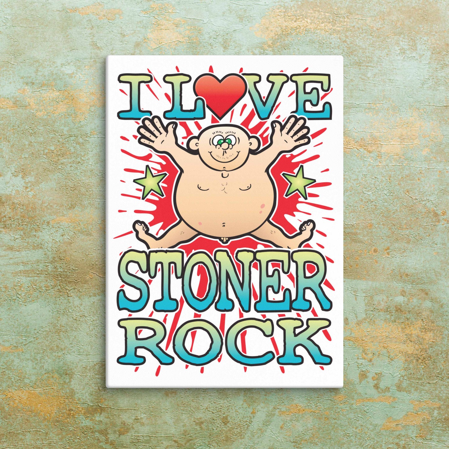 Stoner Rock Canvas Print 30x40cm
