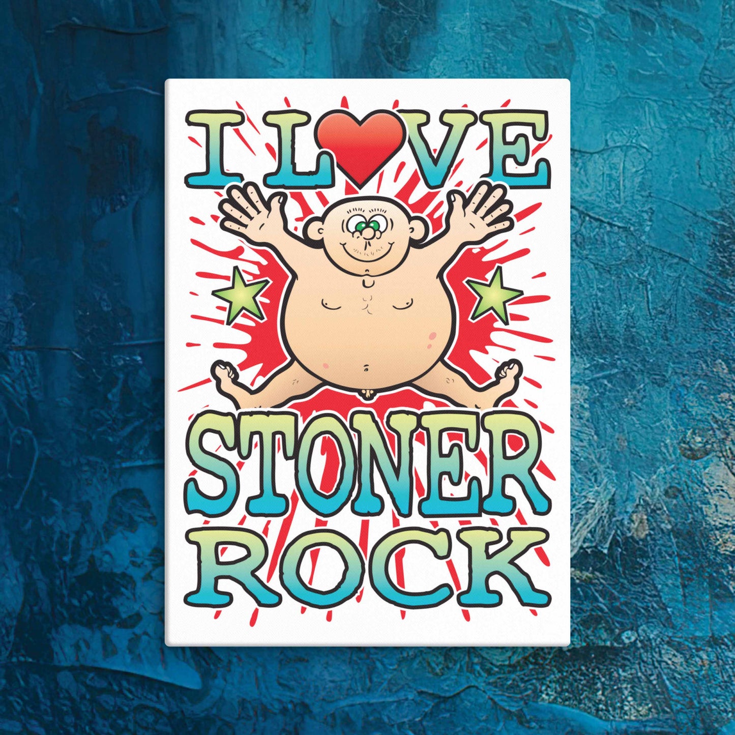 Stoner Rock Canvas Print 30x40cm
