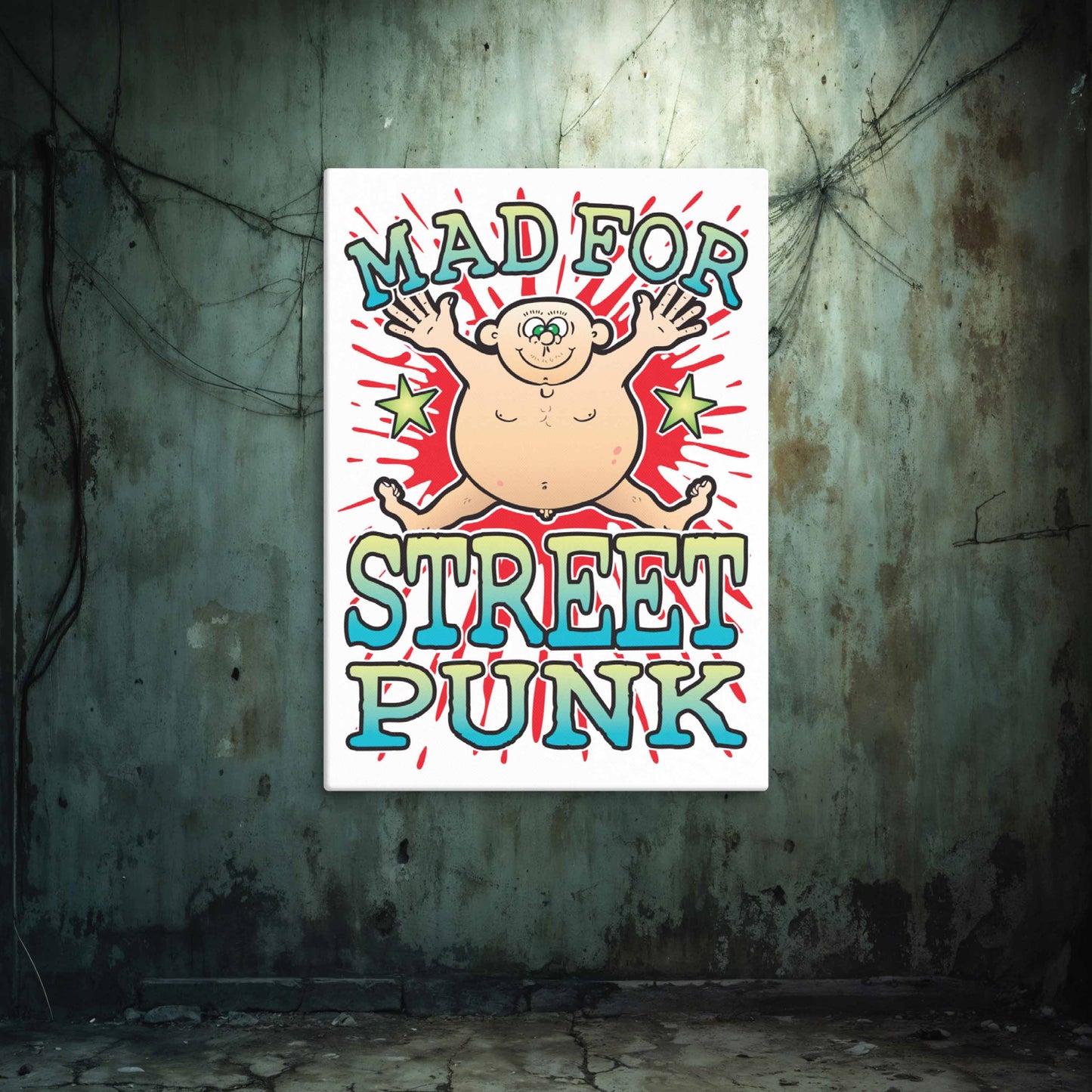 Street Punk Canvas Print 51x71cm