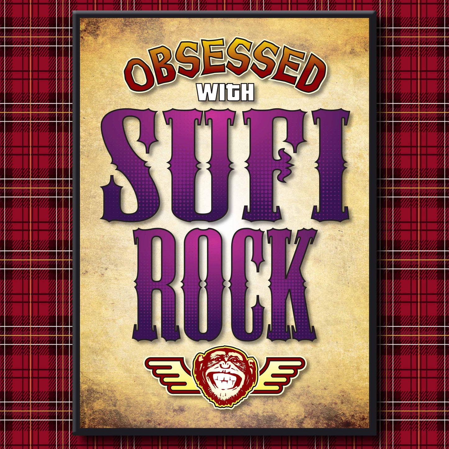 Sufi Rock - Obsessed Art Poster + Birthday / Greetings Card