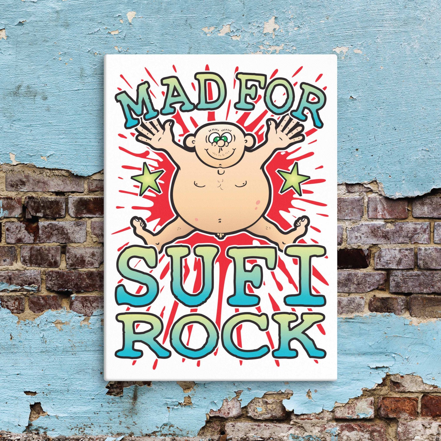 Sufi Rock Canvas Print 30x40cm