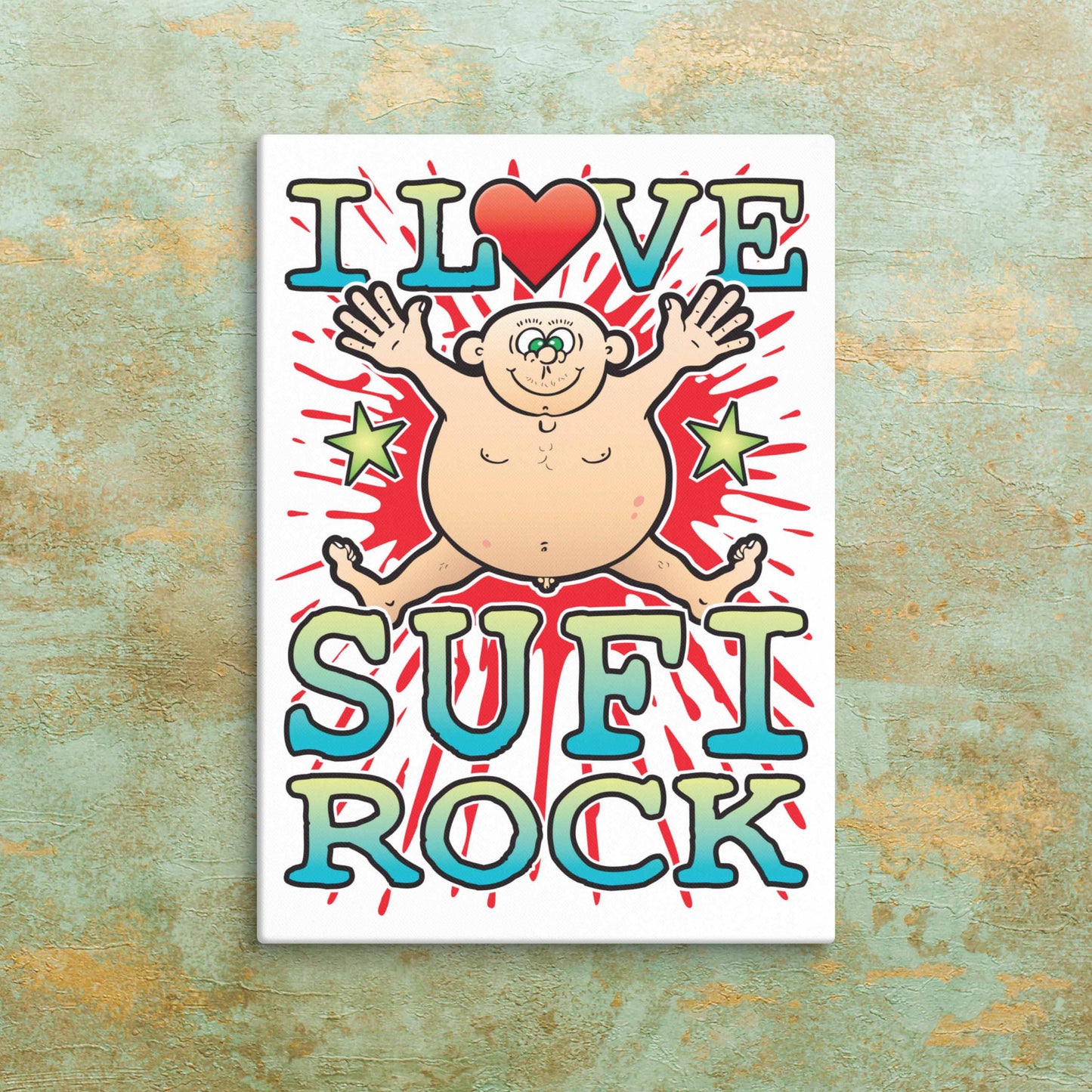 Sufi Rock  Canvas Print 30x40cm