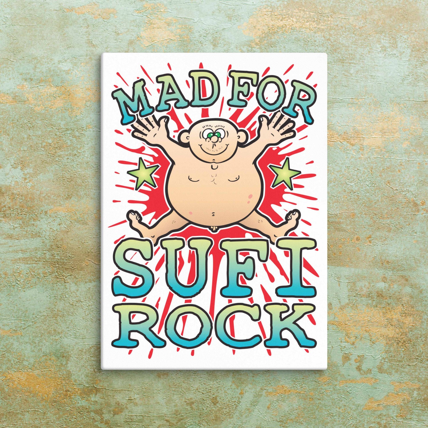 Sufi Rock Canvas Print 51x71cm