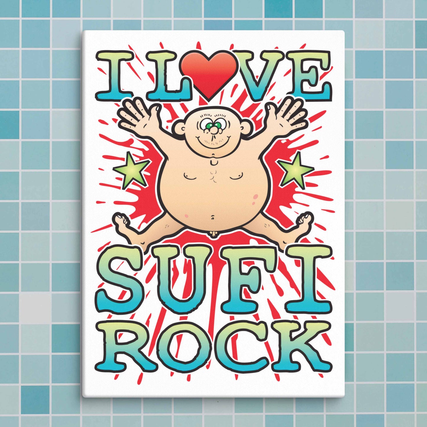 Sufi Rock  Canvas Print 30x40cm