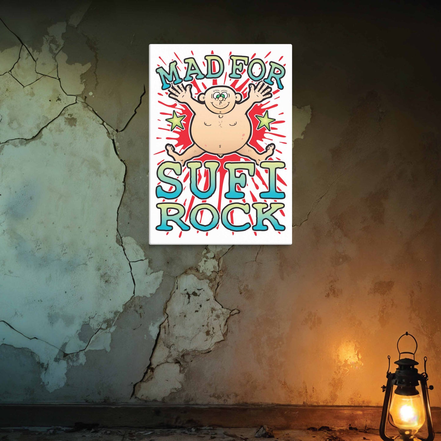 Sufi Rock Canvas Print 30x40cm