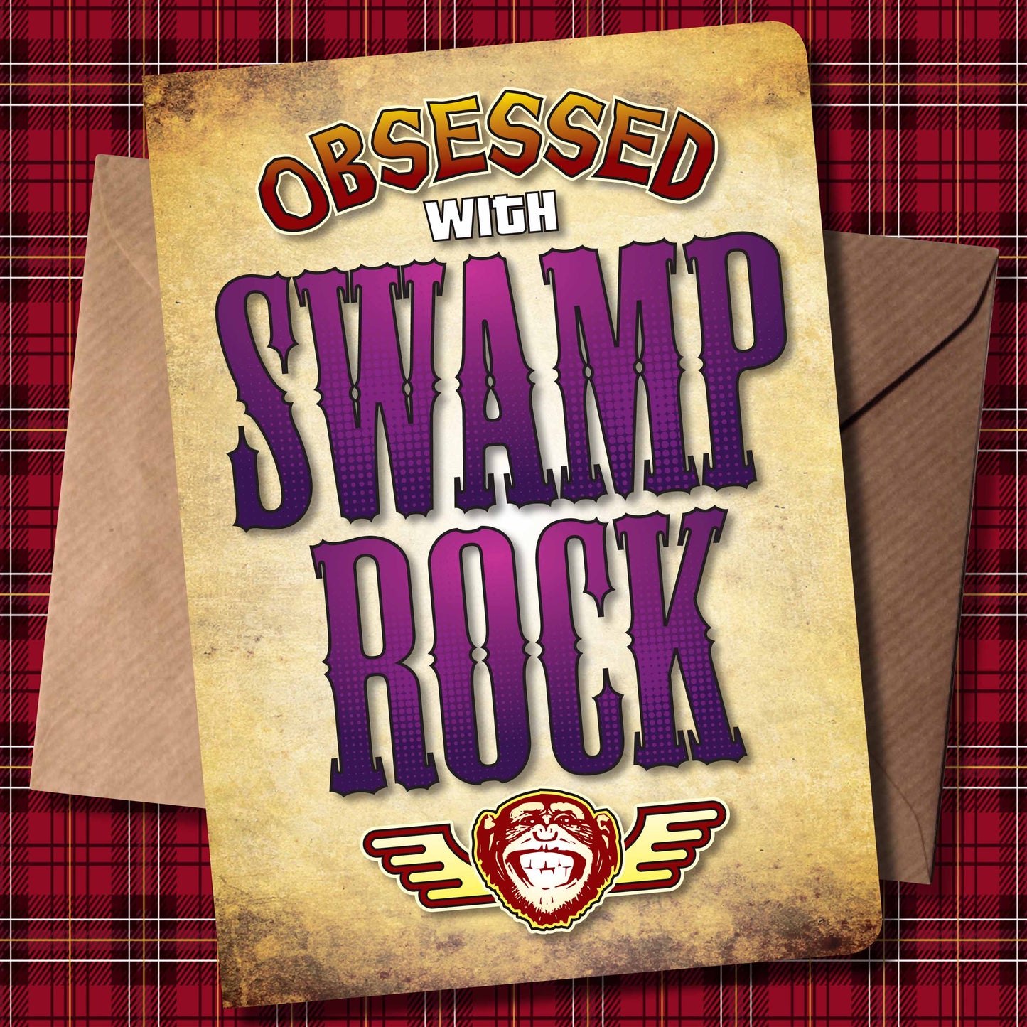 Swamp Rock - Obsessed Art Poster + Birthday / Greetings Card