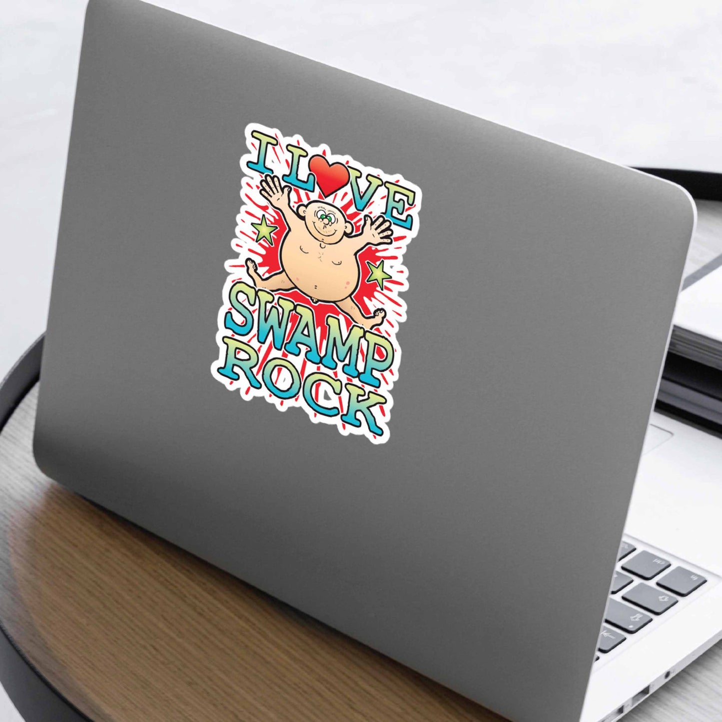 Swamp Rock Vinyl Kiss-Cut Sticker / 14 x 10cm