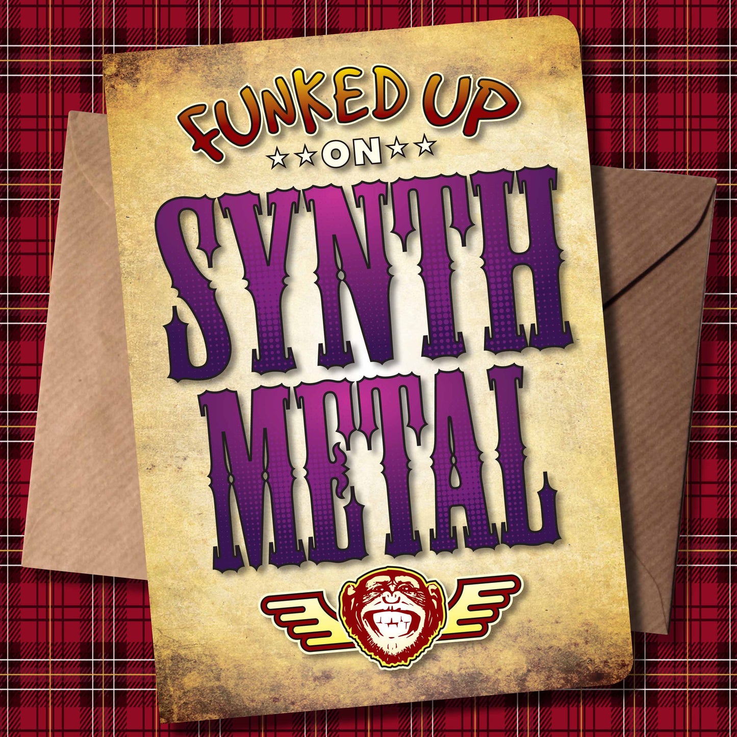 Synth Metal Art Print / Poster / Birthday Card / Greetings Card