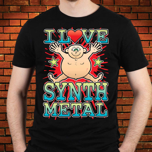 Synth Metal Cotton Love Music T-Shirt
