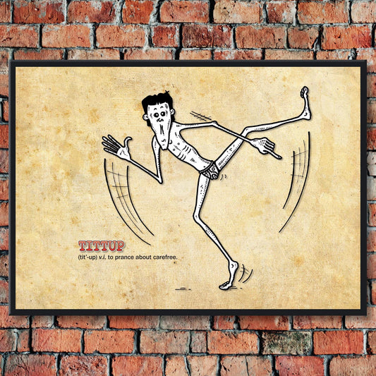 Tittup Cartoon Art Print