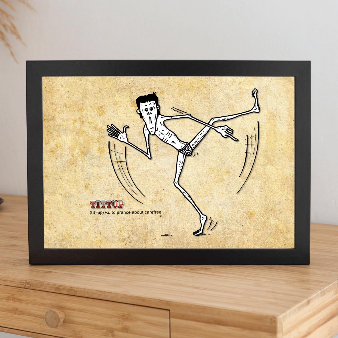 Tittup Cartoon Art Print