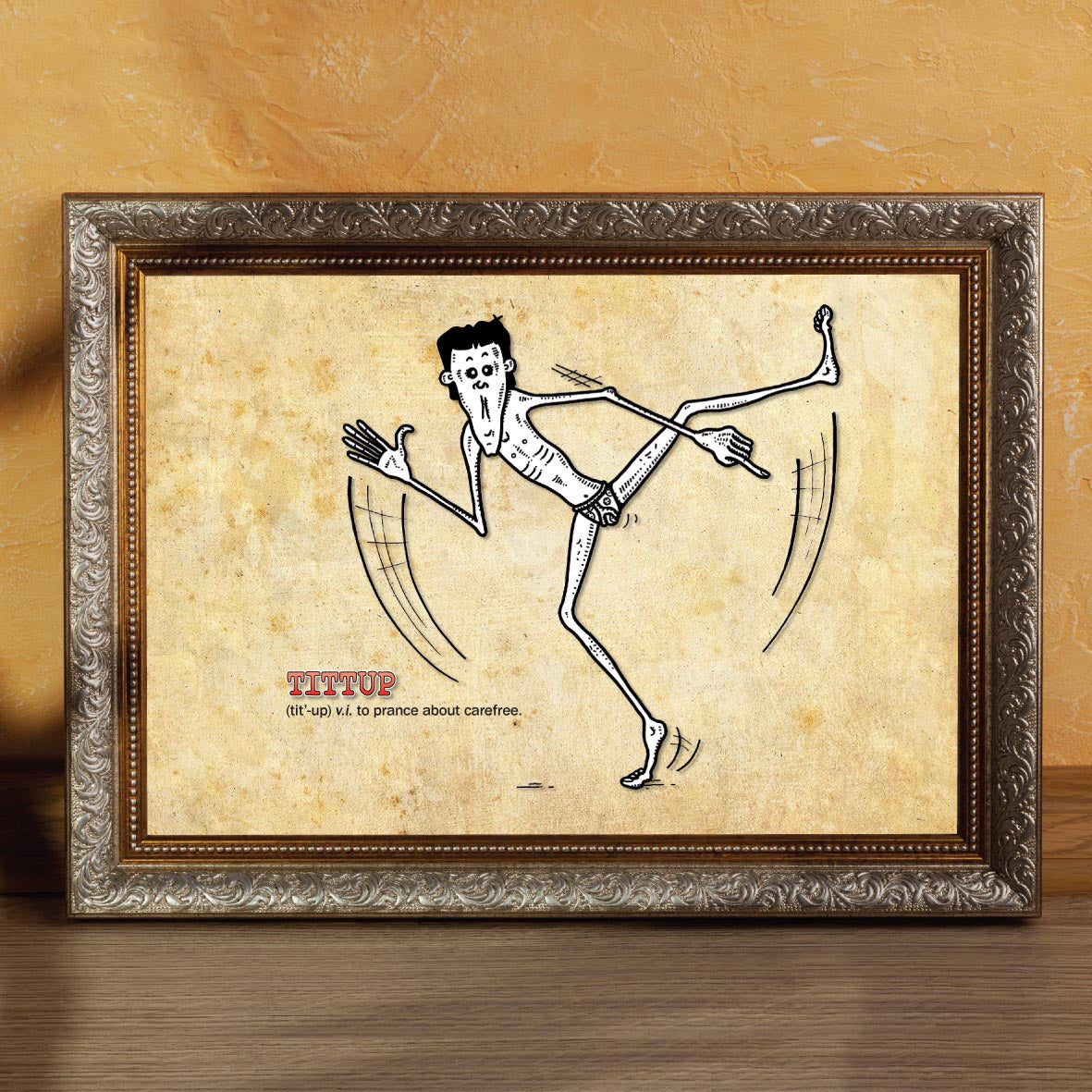Tittup Cartoon Art Print