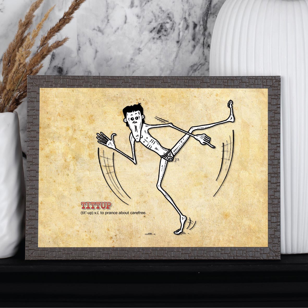 Tittup Cartoon Art Print
