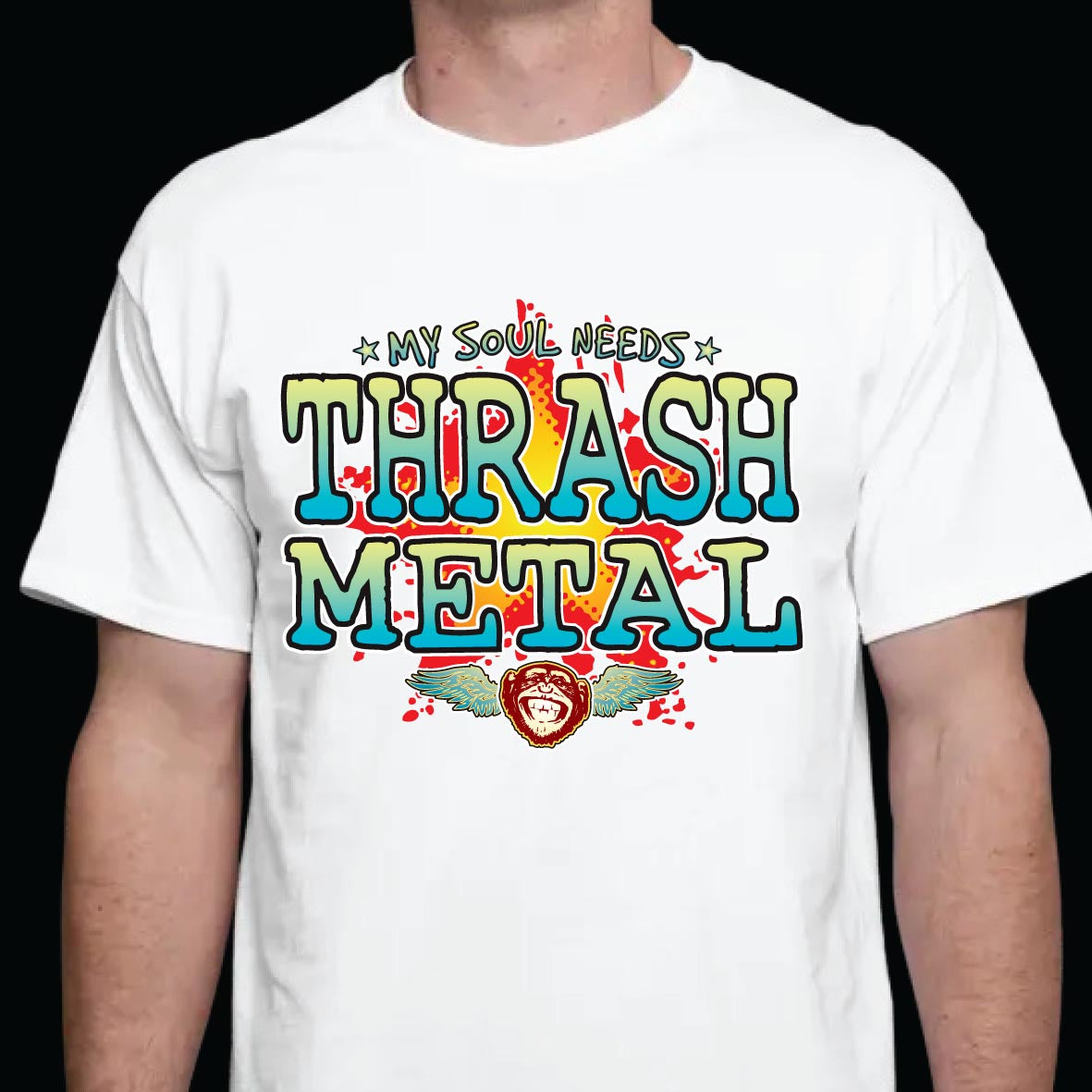 Thrash Metal Cotton T-Shirt