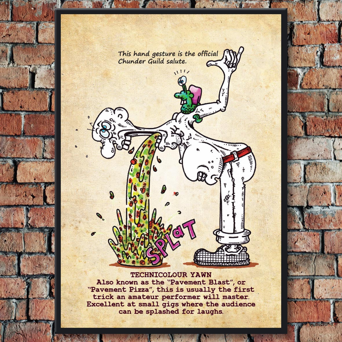 Technicolour Yawn Art Print