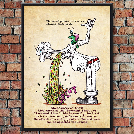 Technicolour Yawn Art Print