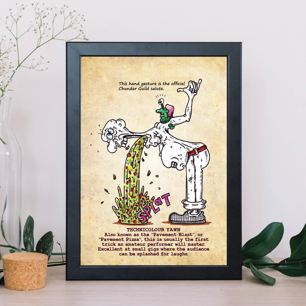 Technicolour Yawn Art Print