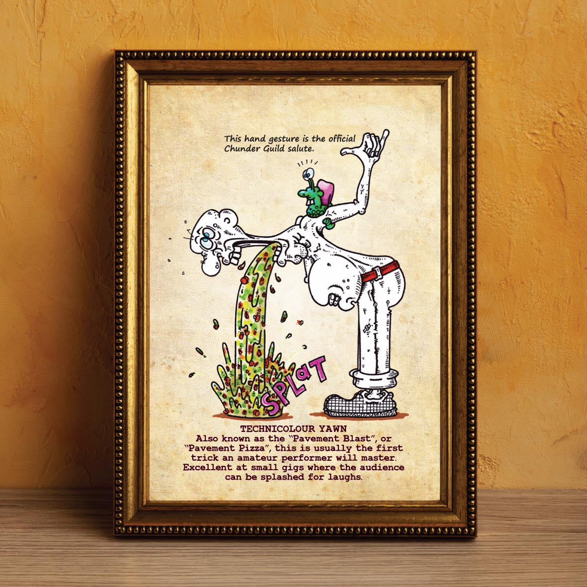 Technicolour Yawn Art Print