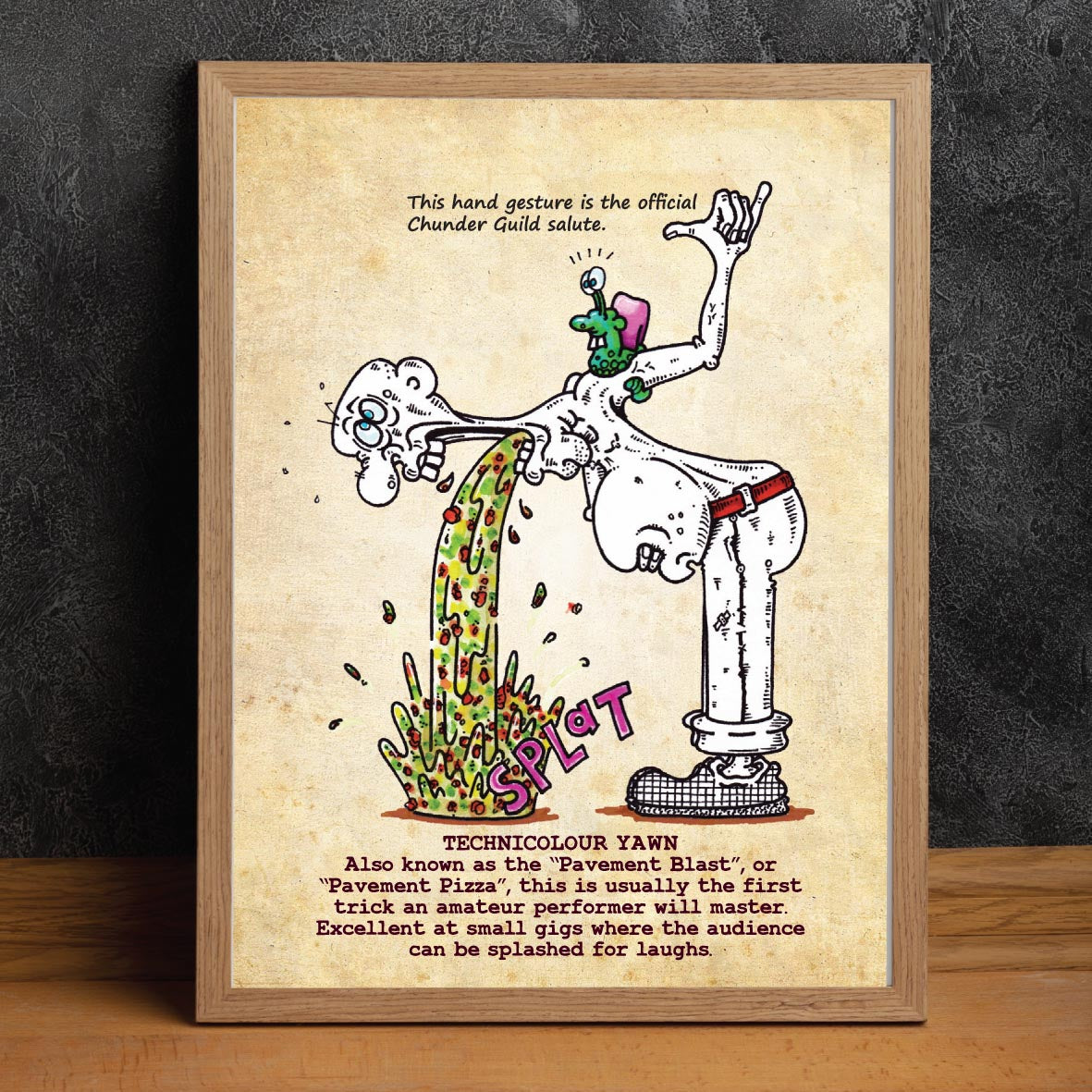 Technicolour Yawn Art Print