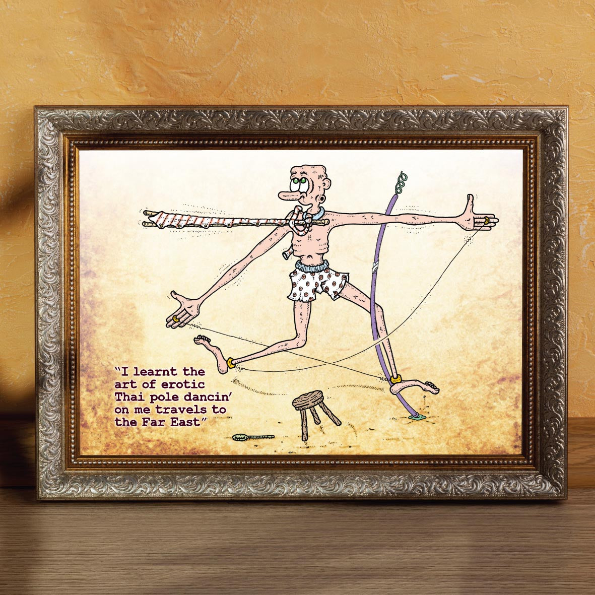 Thai Pole Dance Art Print