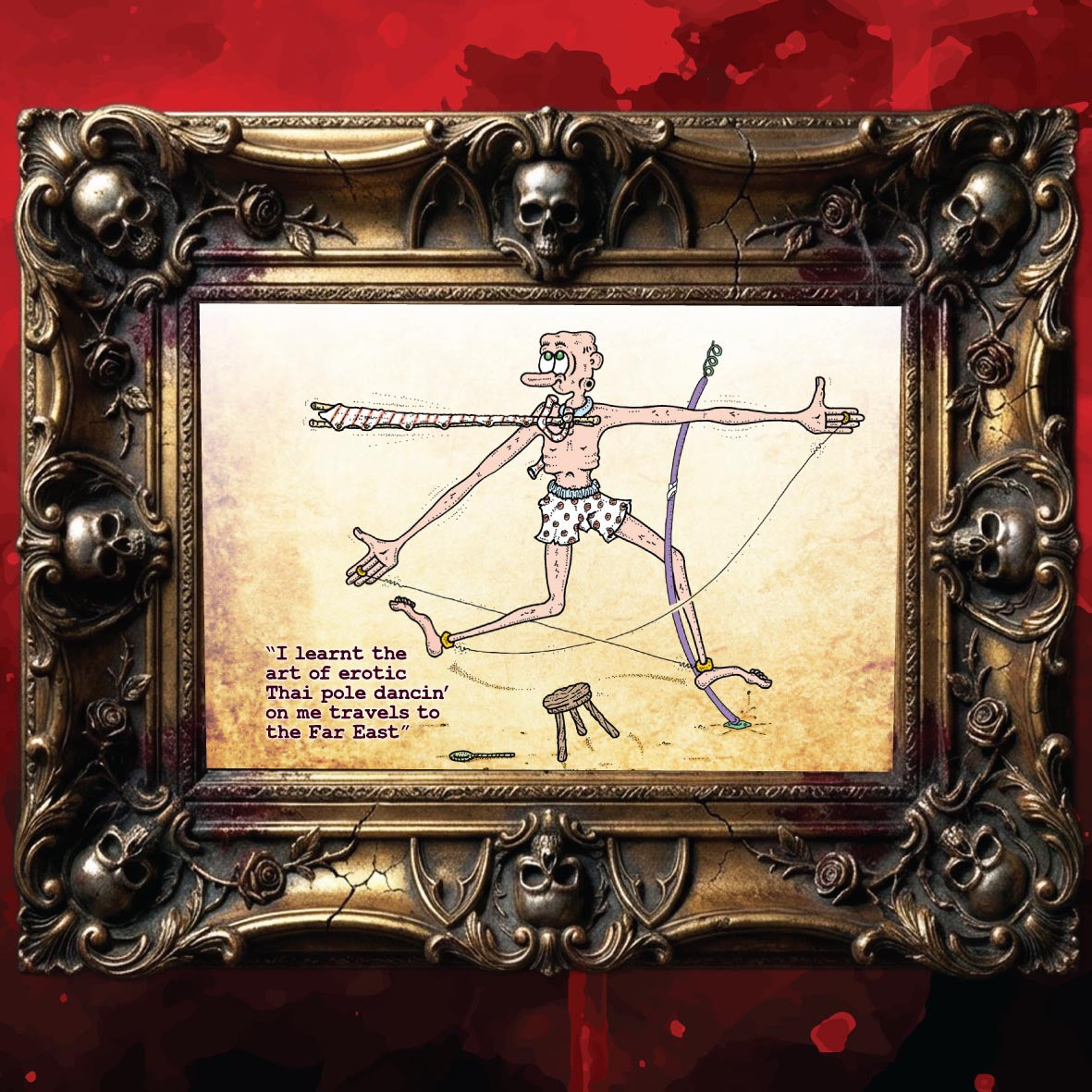 Thai Pole Dance Art Print