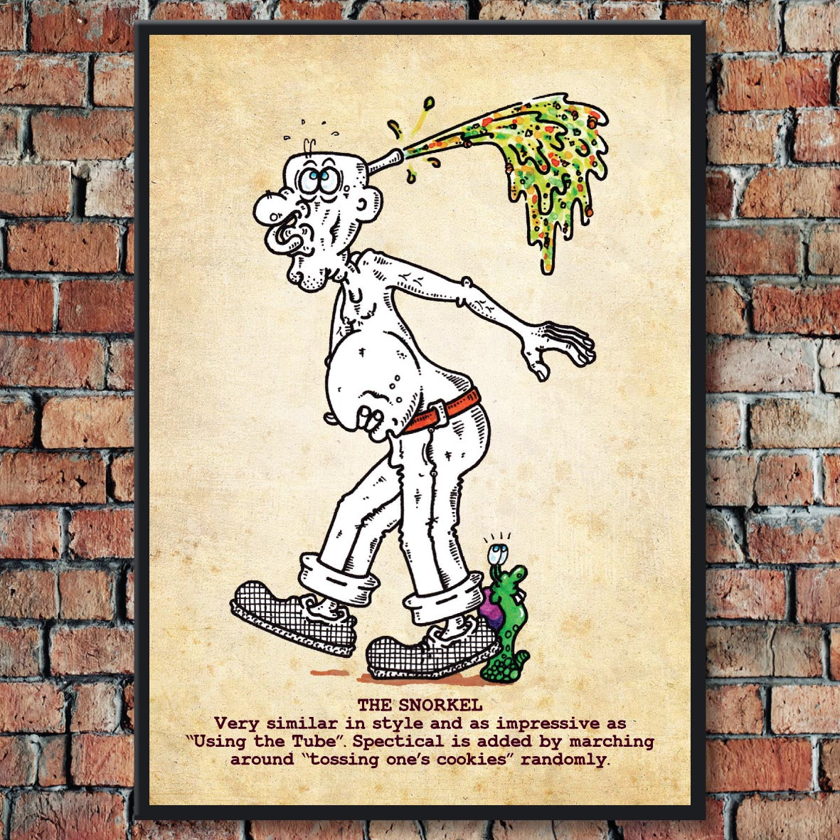 The Snorkel Art Print