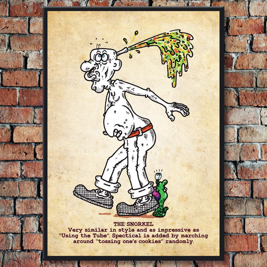 The Snorkel Art Print