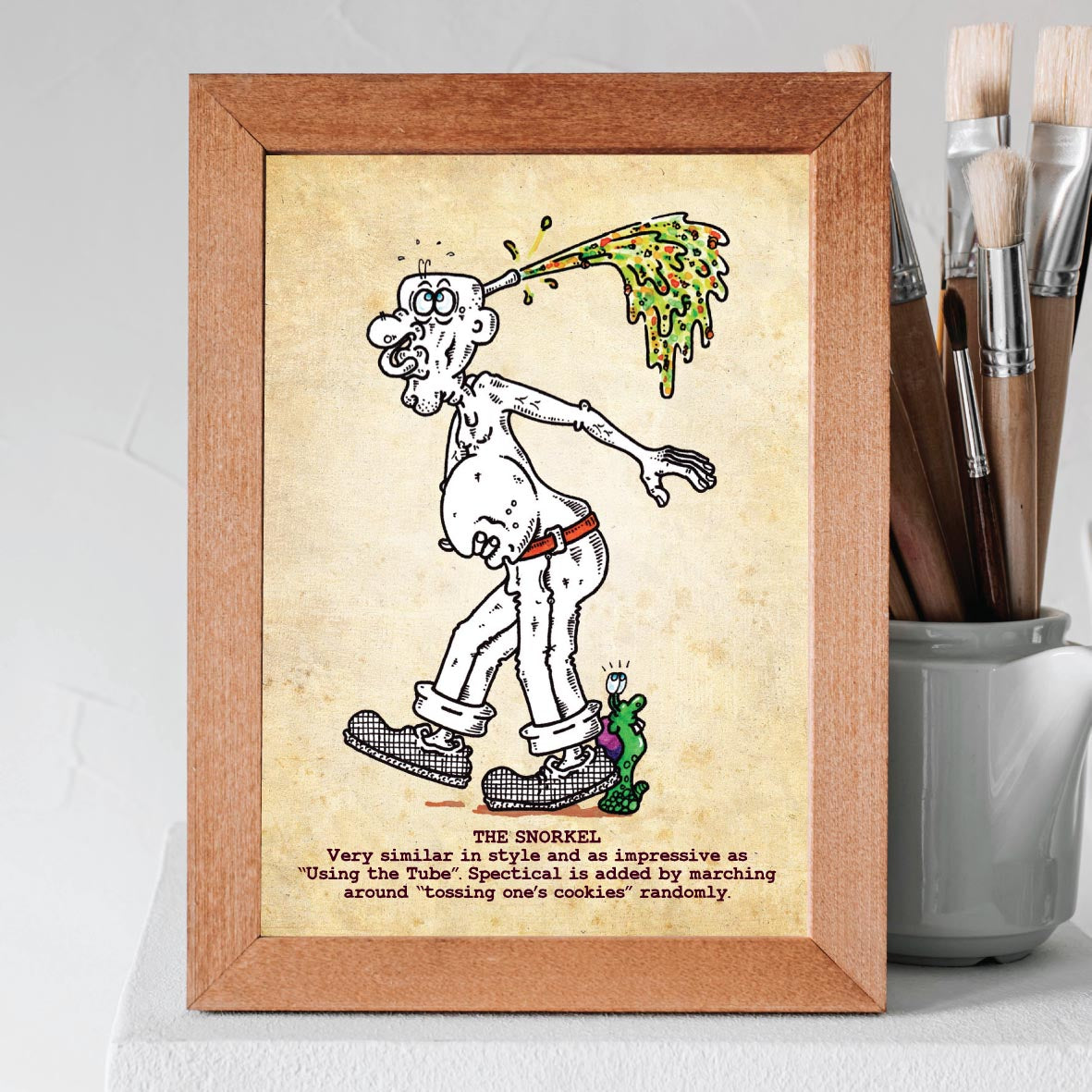 The Snorkel Art Print