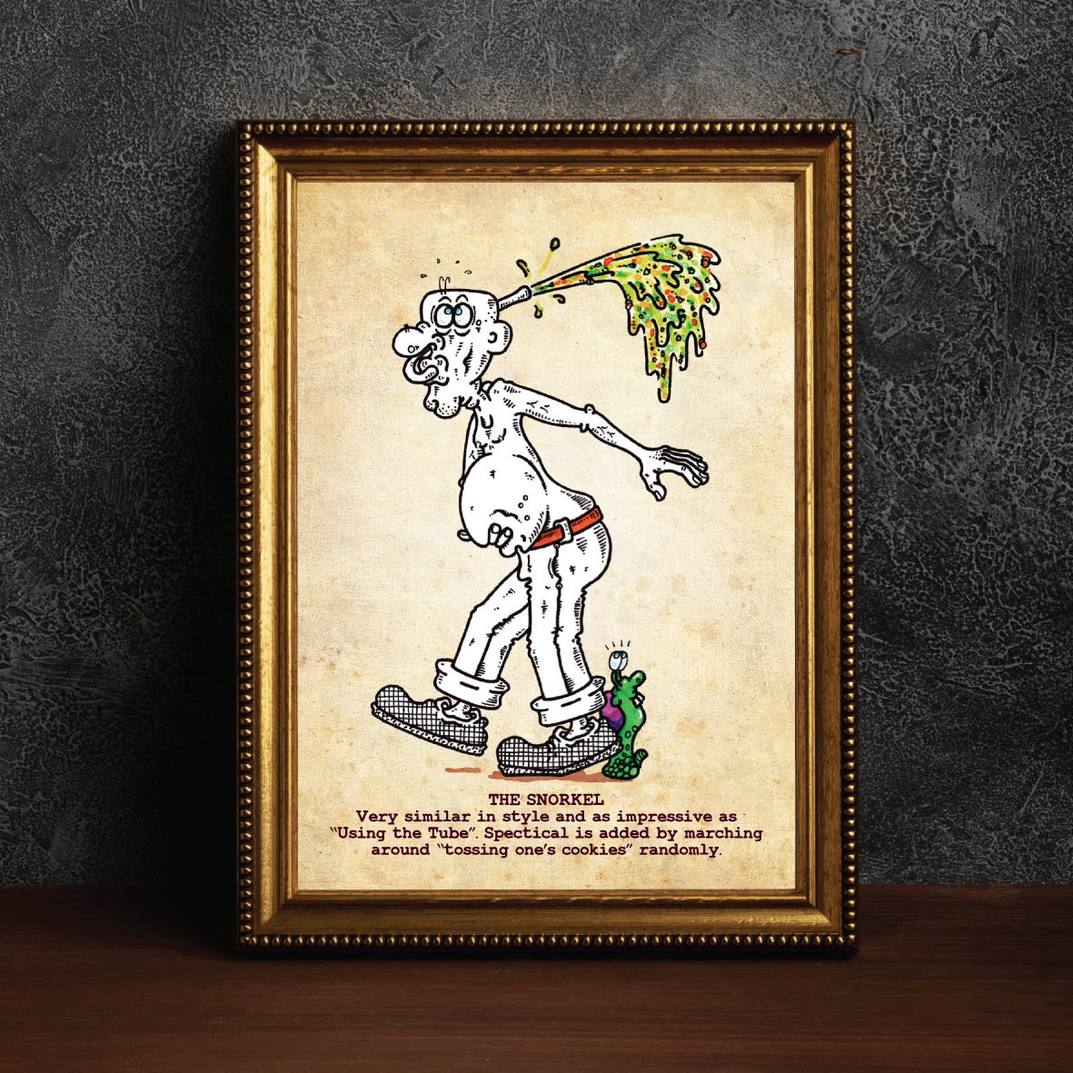 The Snorkel Art Print