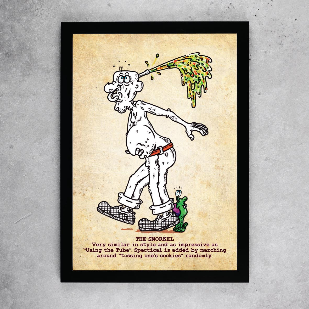 The Snorkel Art Print