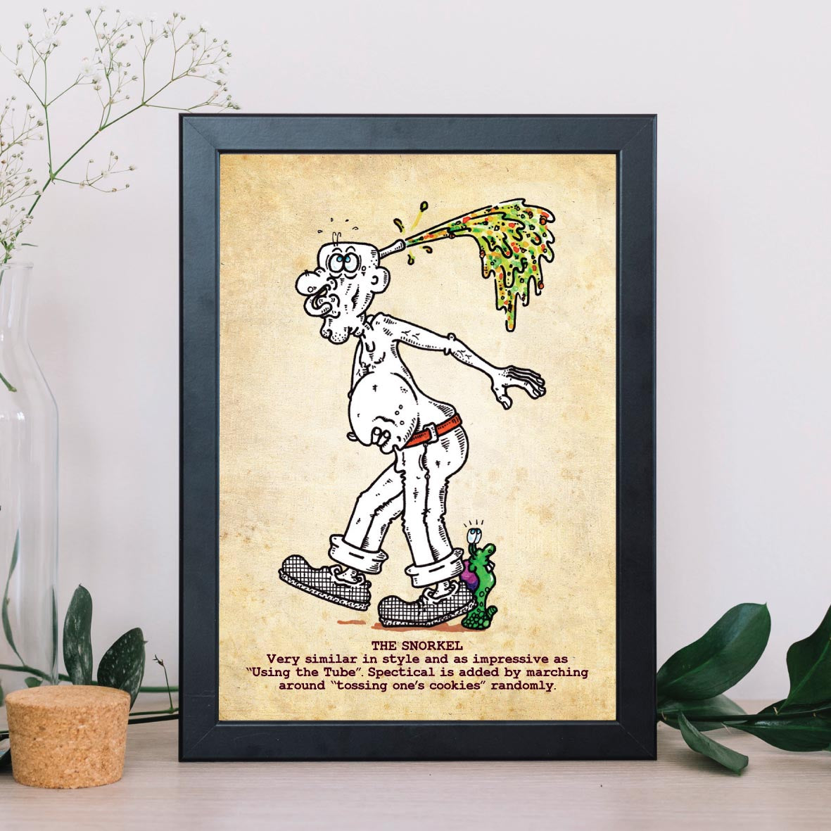 The Snorkel Art Print