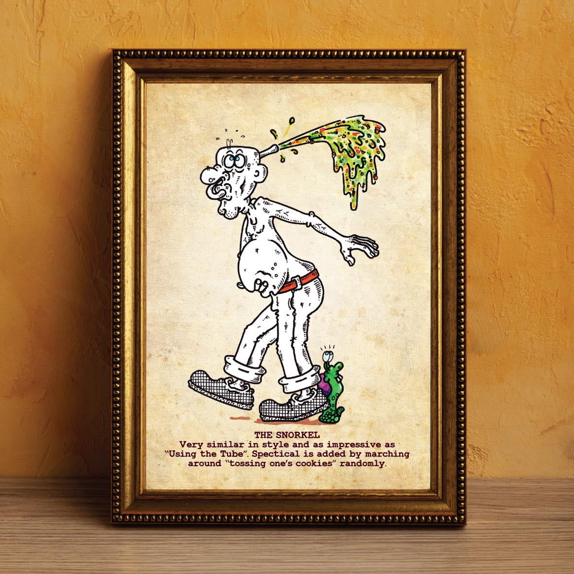 The Snorkel Art Print