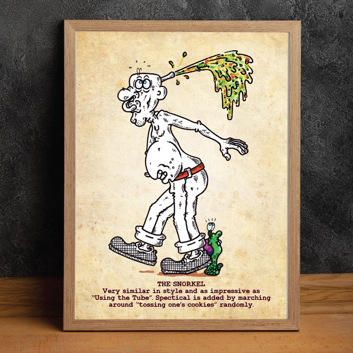 The Snorkel Art Print