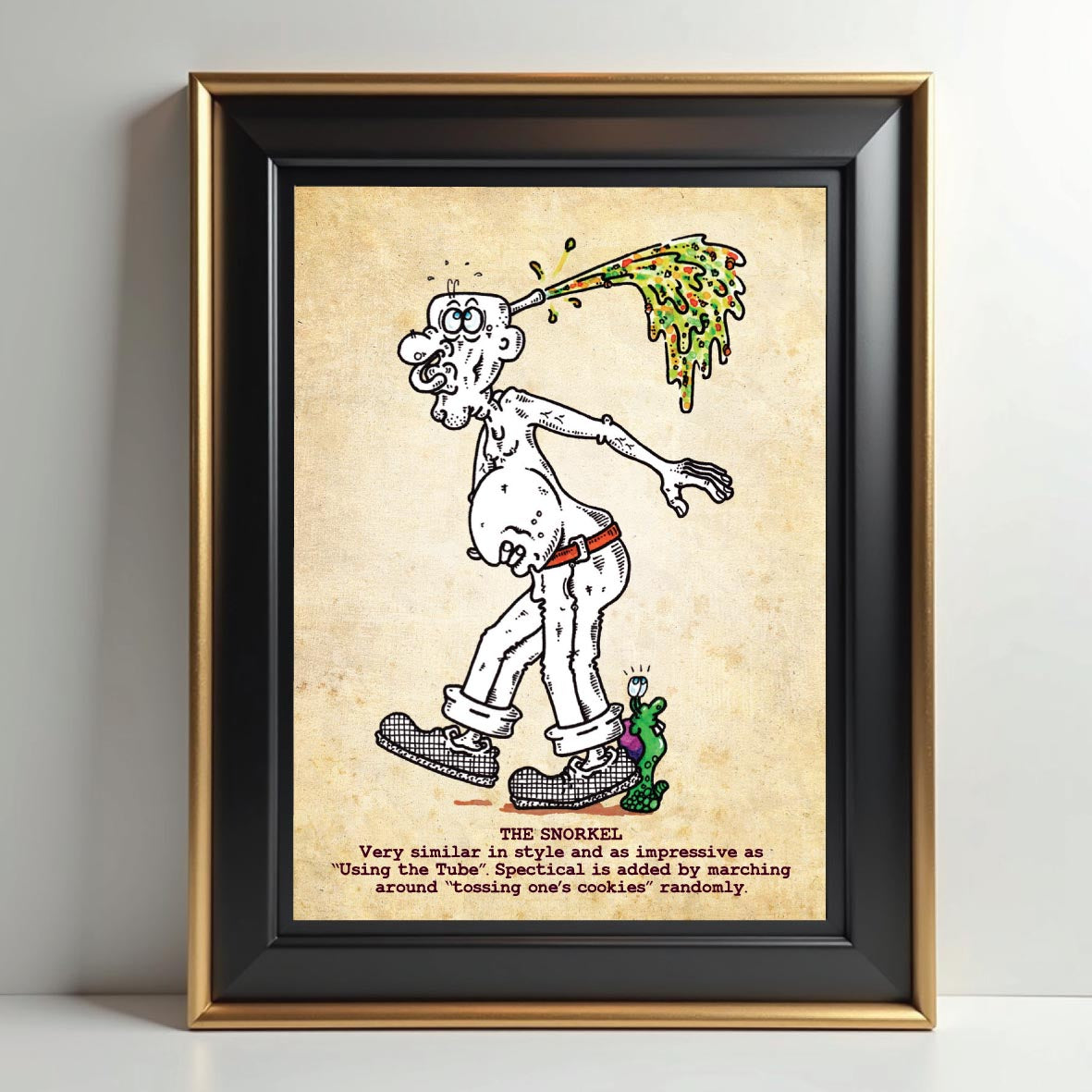 The Snorkel Art Print