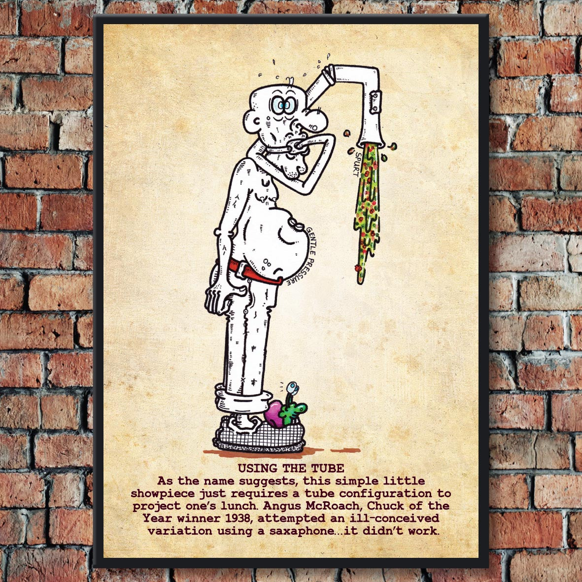 Using The Tube Art Print