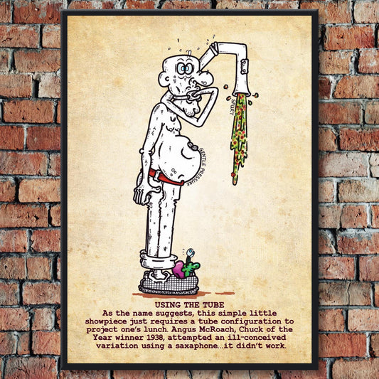 Using The Tube Art Print