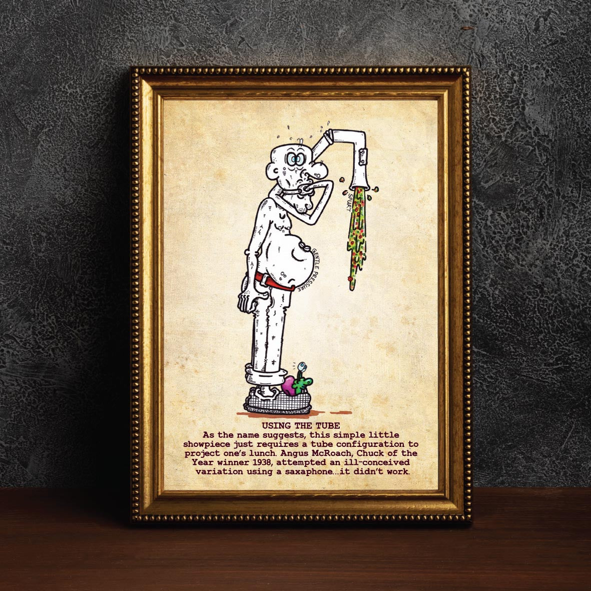 Using The Tube Art Print