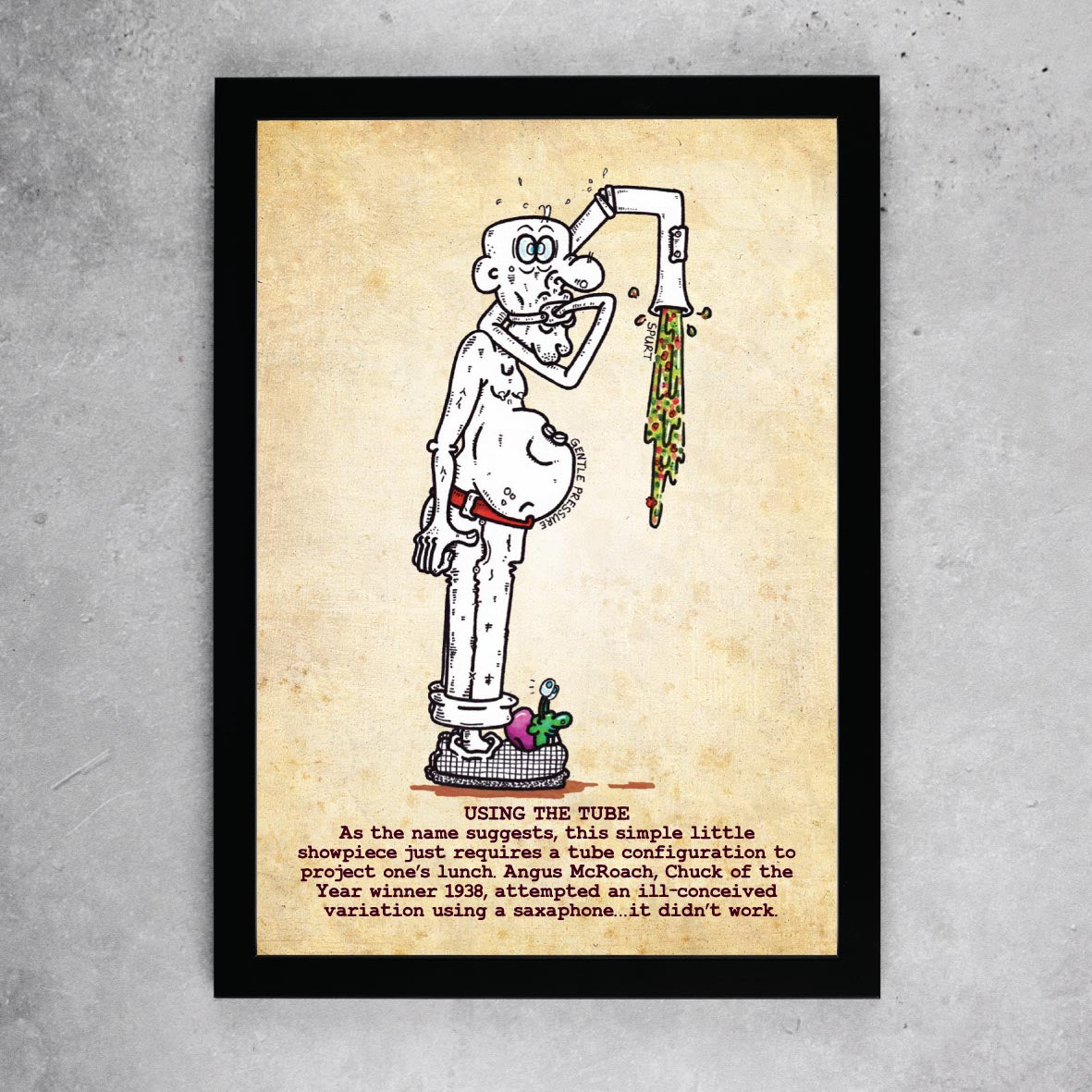 Using The Tube Art Print