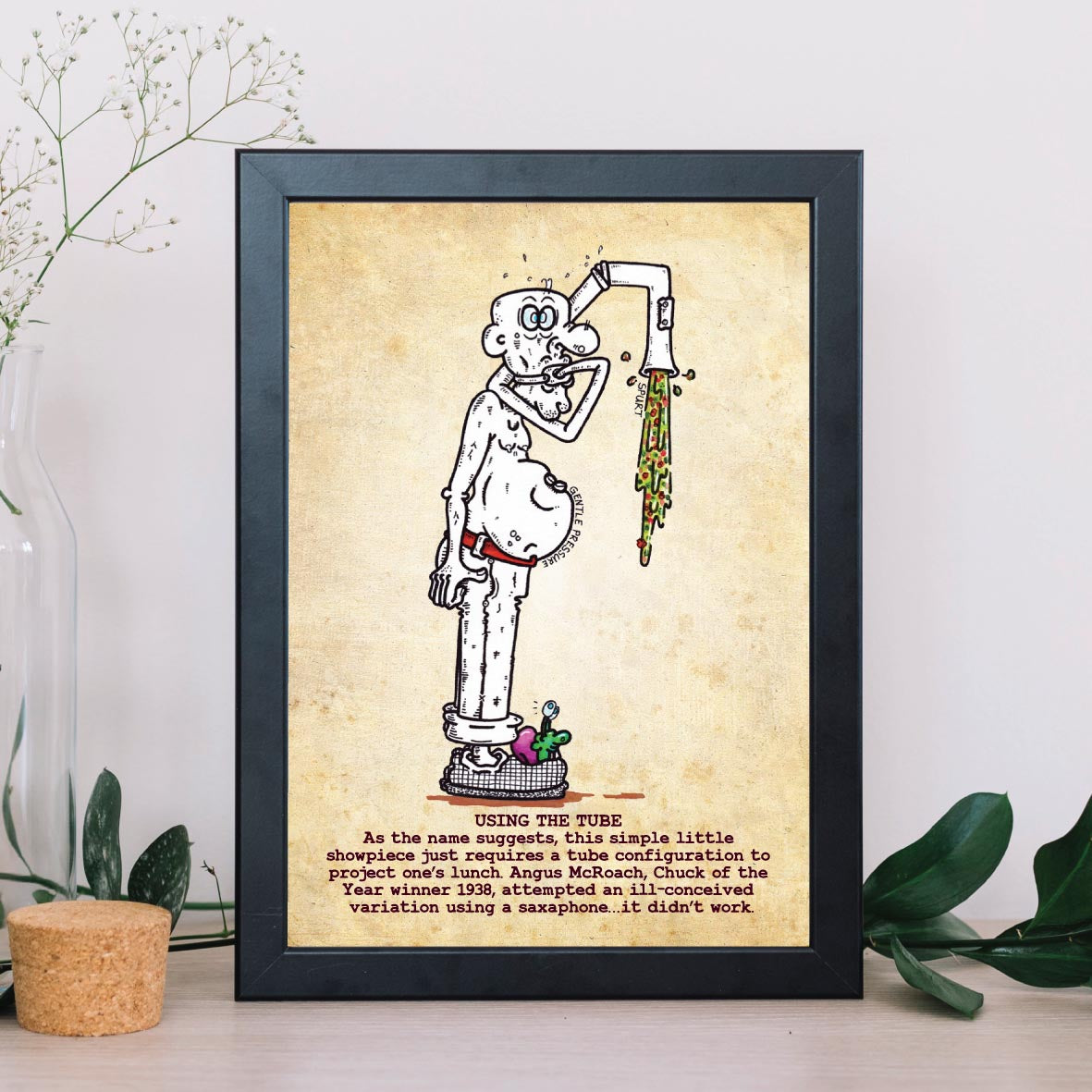 Using The Tube Art Print